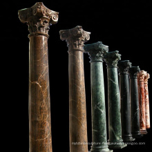Cheap price customized different types roman marble pillars